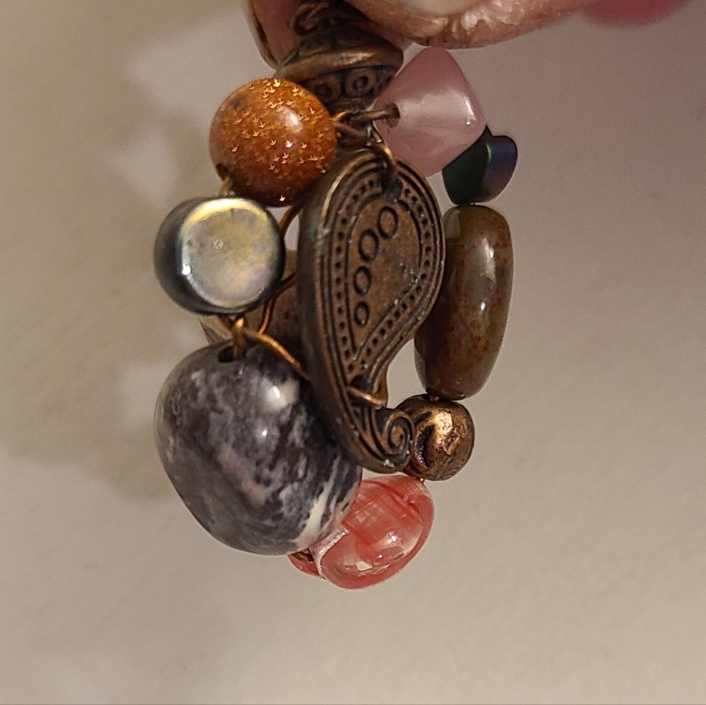 Handmade Wire Wrapped Pendant - Picture 5 of 7